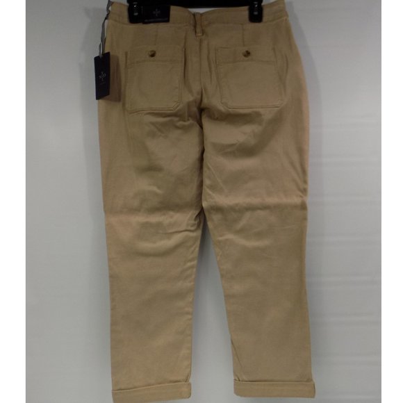 NYDJ Not Your Daughters Jeans Reese Relaxed Chino Pant Size 6P Quicksand NWT - Picture 5 of 12